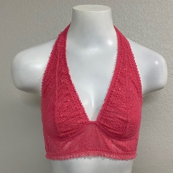Victoria's Secret Plunge Halter Bralette Size Med - Picture 1 of 9